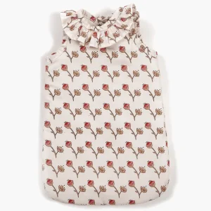 Turbulette à collerette Fleurs de coton