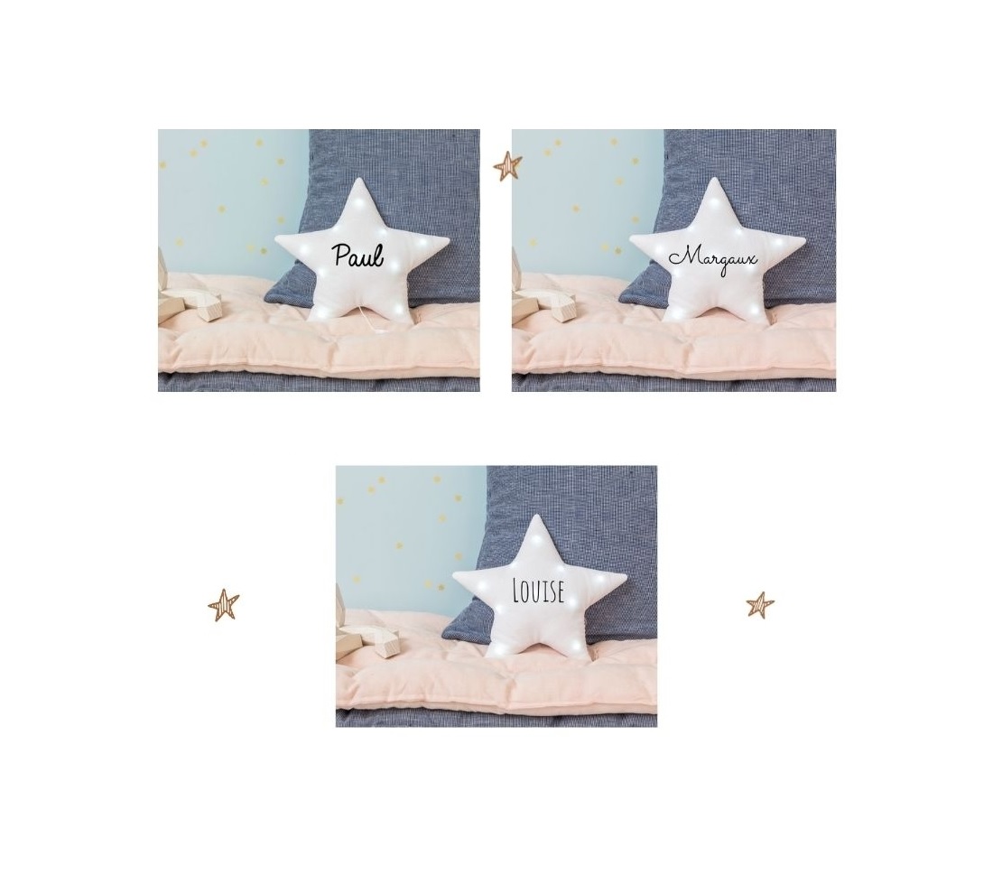 Veilleuse musicale étoile | Paillettes blanches – Image 5