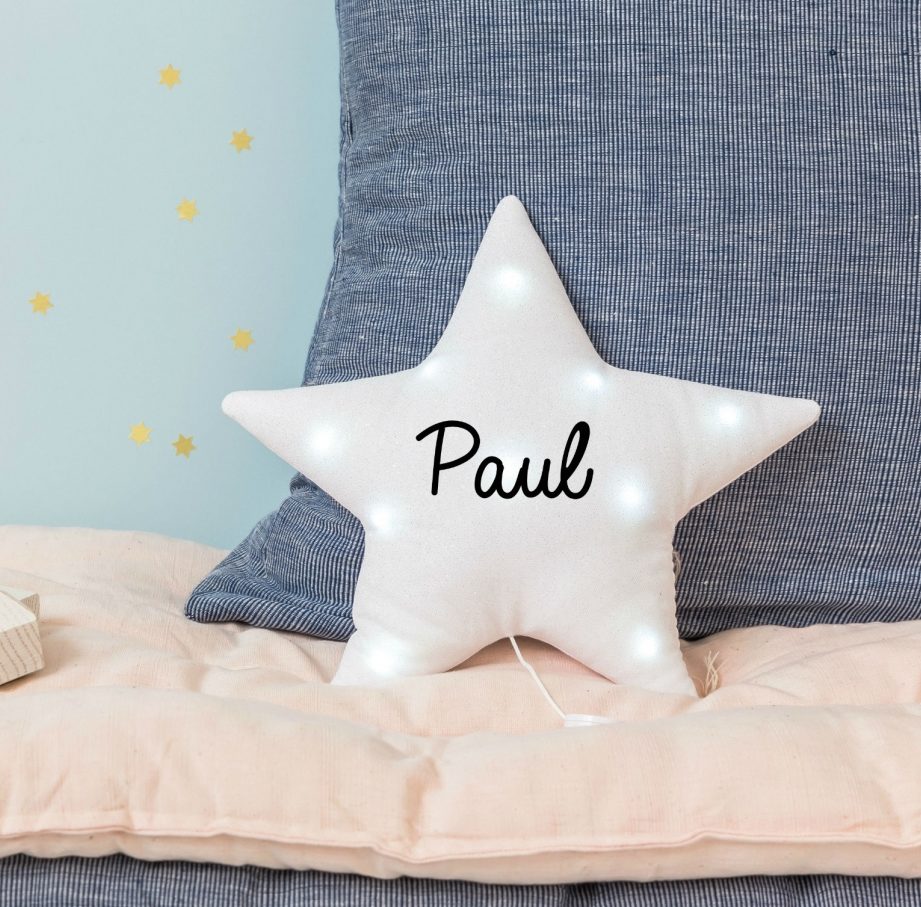 Veilleuse musicale étoile | Paillettes blanches – Image 2