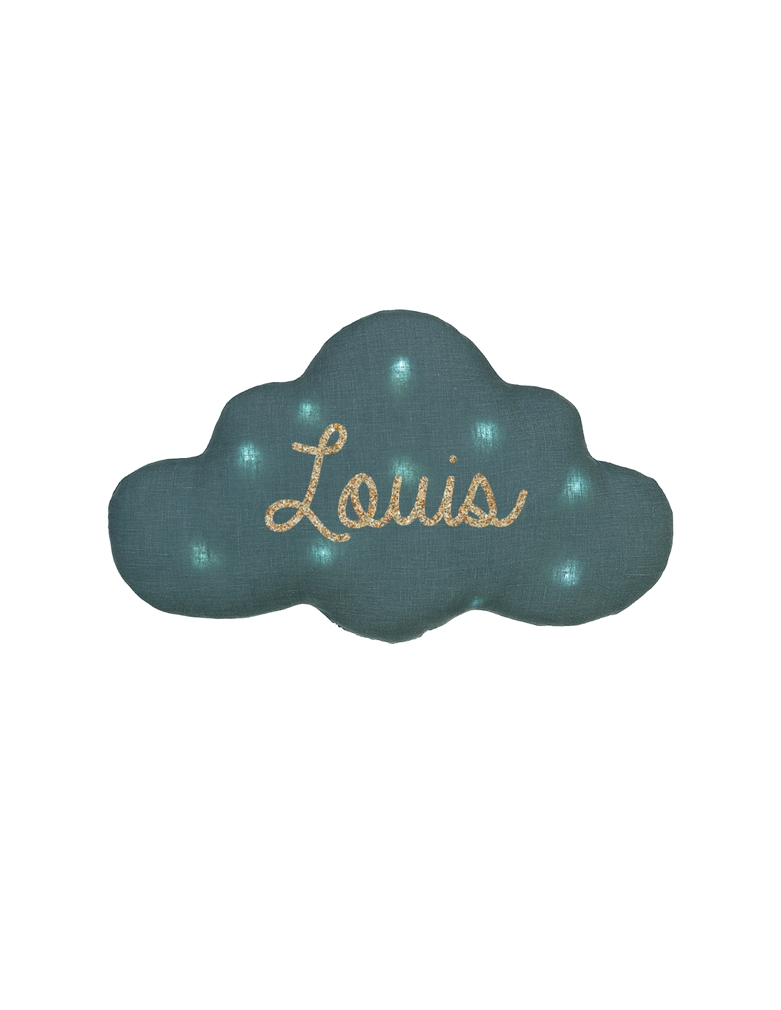 Veilleuse musicale nuage | Bleu canard – Image 3